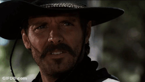 Man With Cowboy Hat Says I Was Just Foolin About GIF