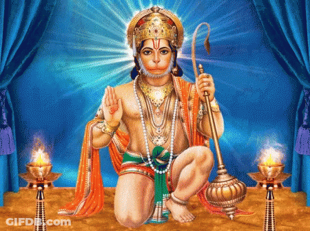 Man With Crown Holding Spear GIF