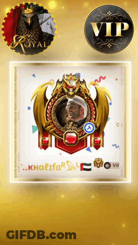 Man With Crown Named Khalifa GIF