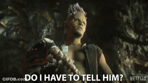 Man With Crown Saying Do I Have To Tell Him GIF