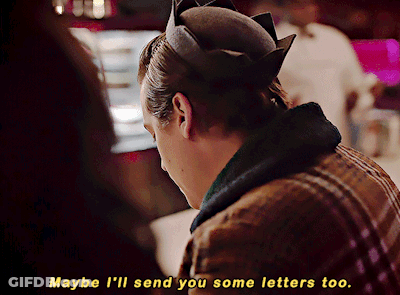 Man With Crown Saying Maybe I'll Send You Some Letters Too GIF