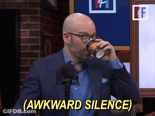 Man With Curly Hair And Mustache Saying I Don't Know What To Say GIF