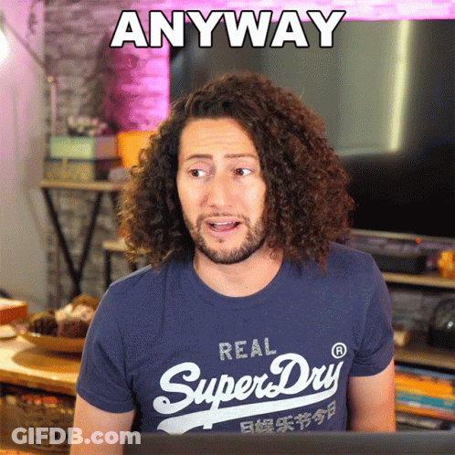 Man With Curly Hair In Blue Shirt Real Superdry GIF