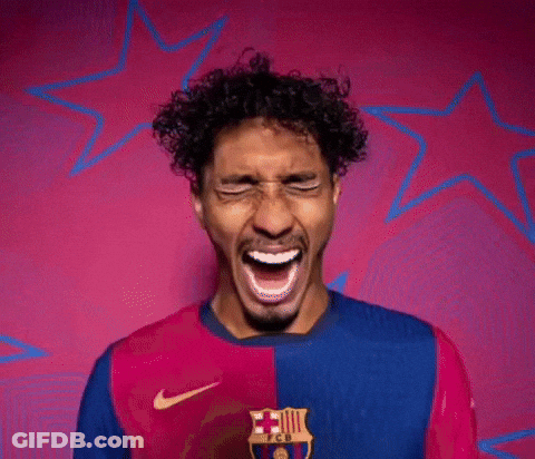 Man With Curly Hair Making Funny Face GIF