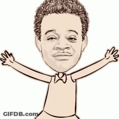 Man With Curly Hair Saying Biu Biu Biu GIF