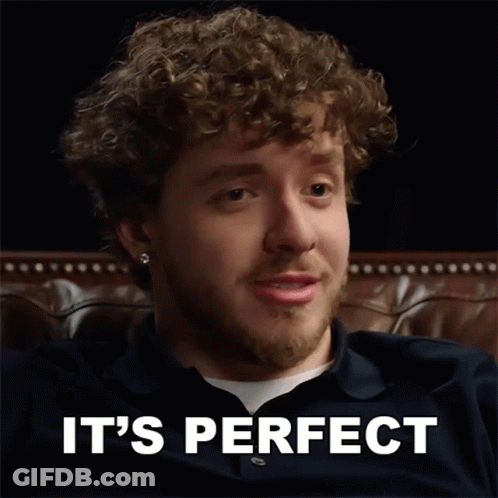 Man With Curly Hair Saying Its Perfect GIF