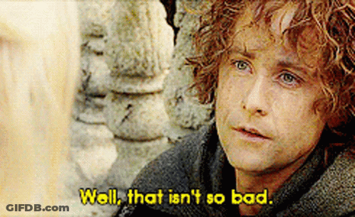 Man With Curly Hair Says Well That Isn't So Bad GIF