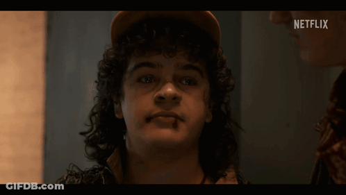 Man With Curly Hair Says You Die I Die GIF