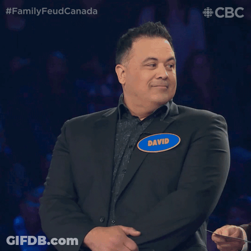 Man With David Name Tag GIF