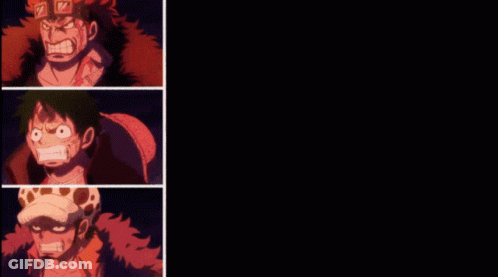 Man With Different Facial Expressions And Yellow Lightning Bolt GIF