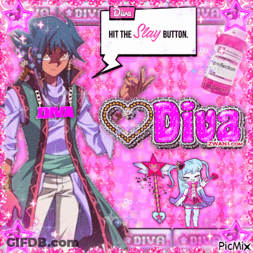 Man With Diva GIF