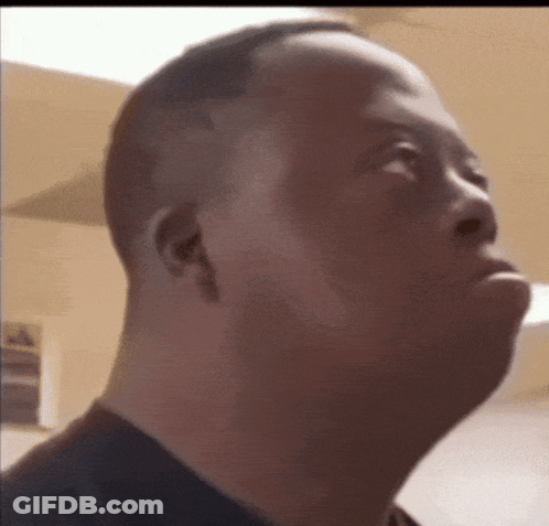 Man With Down Syndrome Looking Up GIF