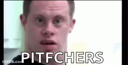 Man With Down Syndrome Making Funny Face Pitfchers GIF