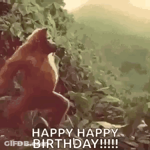 Man With Down Syndrome Making Funny Face Saying Happy Birthday GIF