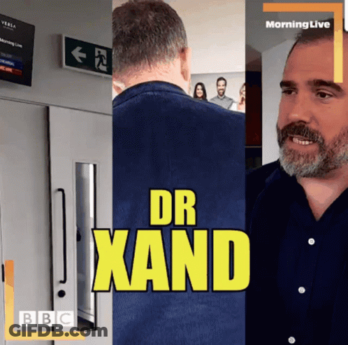 Man With Dr Xand On Shirt GIF