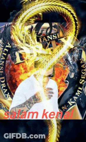 Man With Dragon Salam Kenal GIF