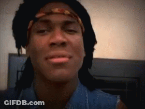 Man With Dreadlocks And Bandana GIF