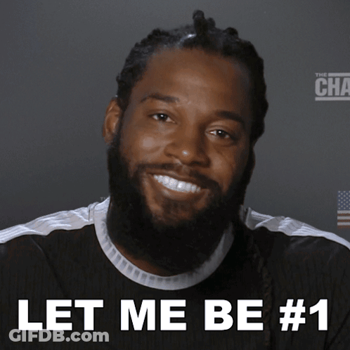 Man With Dreadlocks And Beard Saying Let Me Be GIF