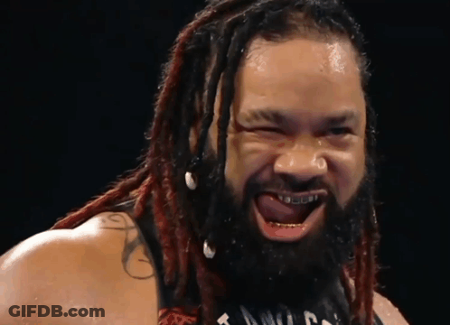 Man With Dreadlocks And Braces GIF