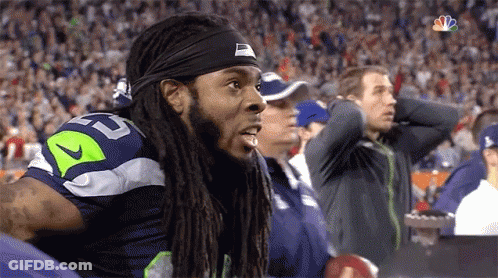 Man With Dreadlocks And Nike Headband GIF