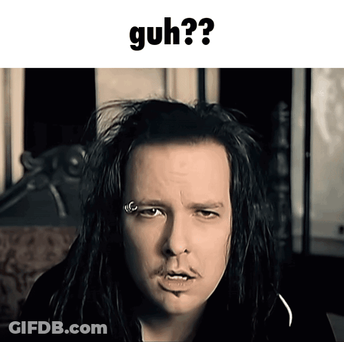 Man With Dreadlocks And Nose Piercing Making Funny Face Saying Guh GIF