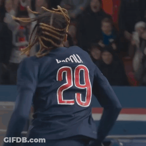 Man With Dreadlocks In FFF Shirt GIF