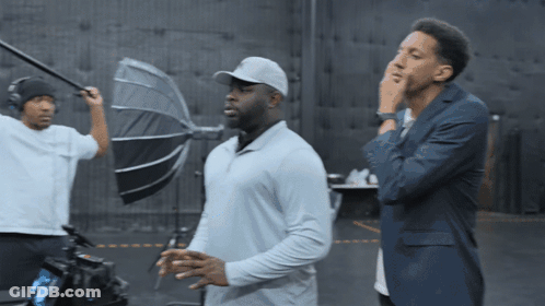 Man With Dreadlocks In Hat And Jacket Saying Big Dog You GIF