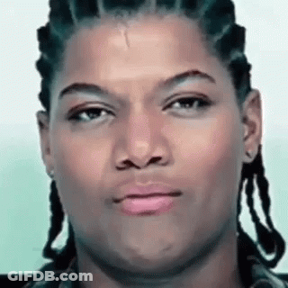 Man With Dreadlocks Making Face GIF