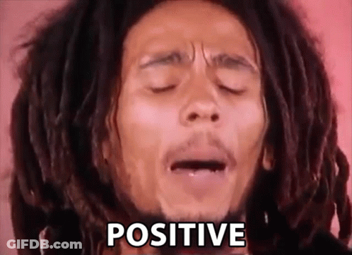 Man With Dreadlocks Making Face Positive GIF
