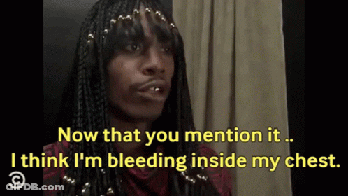 Man With Dreadlocks Saying Now That You Mention It GIF