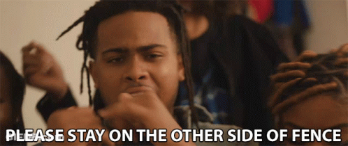 Man With Dreadlocks Saying Please Stay GIF