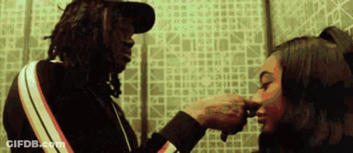 Man With Dreadlocks Saying Shhh GIF