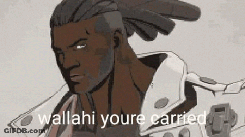 Man With Dreadlocks Saying Wallahi Youre Carried GIF