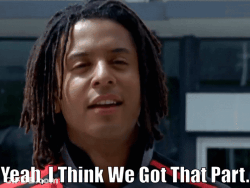 Man With Dreadlocks Saying Yeah GIF