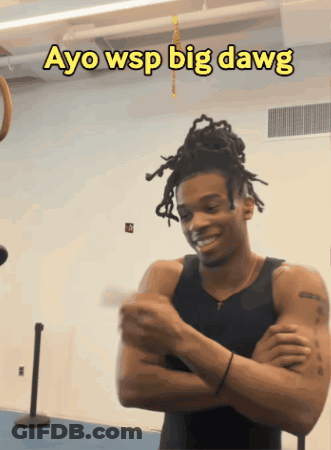 Man With Dreadlocks Smiling Ayo Wsp Big Dawg GIF