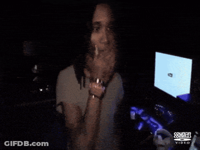 Man With Dreadlocks Smoking In Front Of Computer Saying Sonden Comms GIF