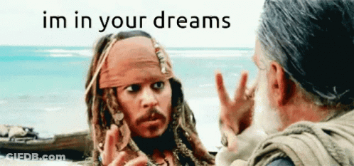Man With Dreadlocks Talking To Another Man Im In Your Dreams GIF