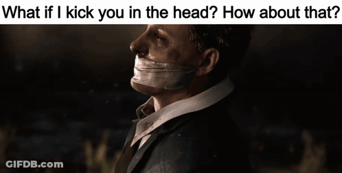 Man With Duct Tape On Mouth GIF