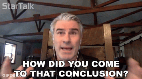 Man With Earbuds Asking How Did You Come To That Conclusion GIF