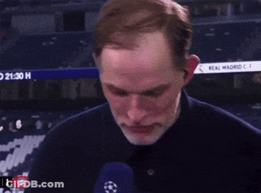 Man With Earbuds Talking Into Microphone Real Madrid Sign GIF