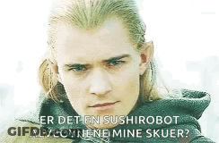 Man With Er Det Fn Sushirobot Alveoyne Mine Skuer GIF