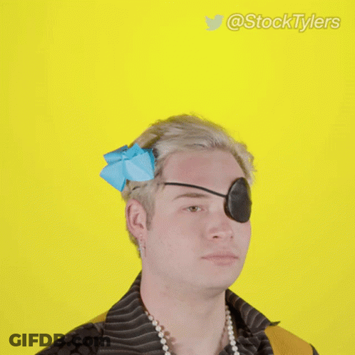 Man With Eye Patch Saying Can Devs Do Something GIF