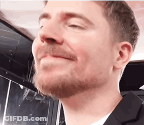 Man With Eyes Closed And Beard GIF