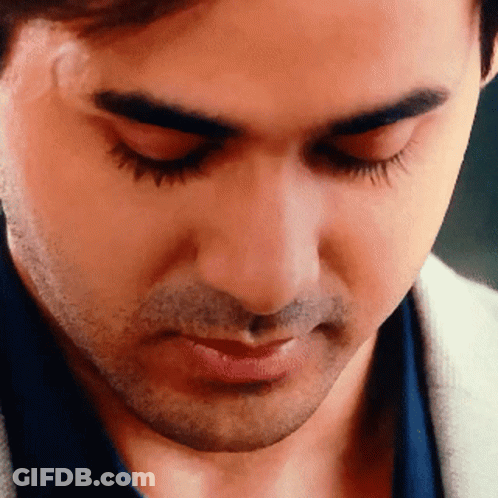 Man With Eyes Closed And Mouth Open GIF