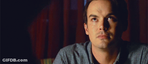 Man With Eyes Closed And Scar On Forehead GIF
