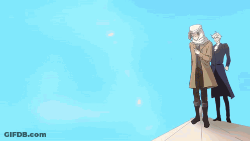 Man With Eyes Closed And White Scarf GIF
