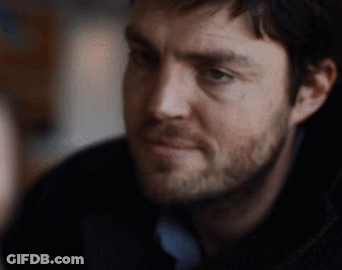 Man With Eyes Closed Close Up GIF