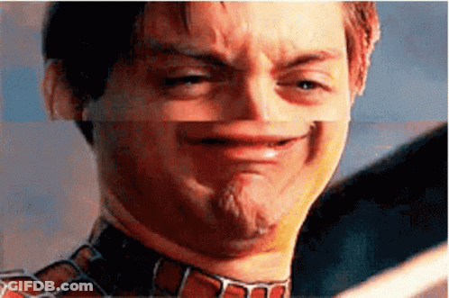 Man With Eyes Closed Close Up GIF