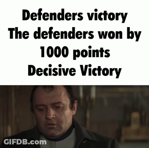 Man With Eyes Closed Defenders Victory Decisive Victory GIF