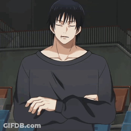 Man With Eyes Closed In Black Sweatshirt GIF